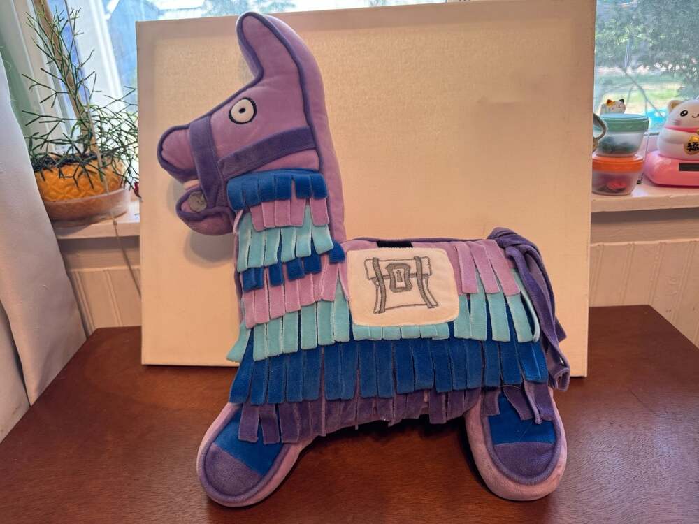 Epic Games Fortnite Loot Llama Shaped Plush Stuffed Animal Pillow Buddy